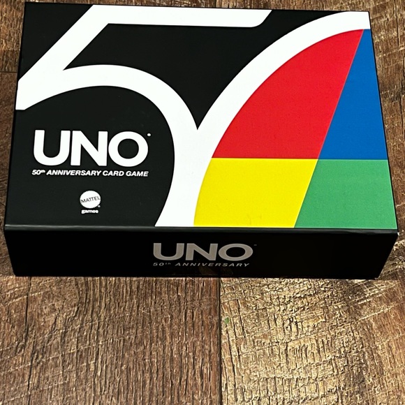 Mattel Other - UNO 50th ANNIVERSARY CARD GAME